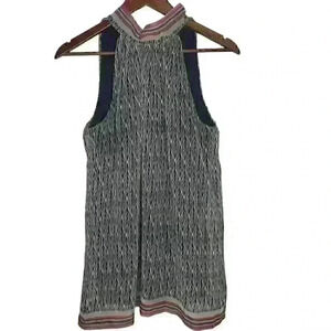 Jonathan Martin Sleeveless top with Tie‎ neck Sz M